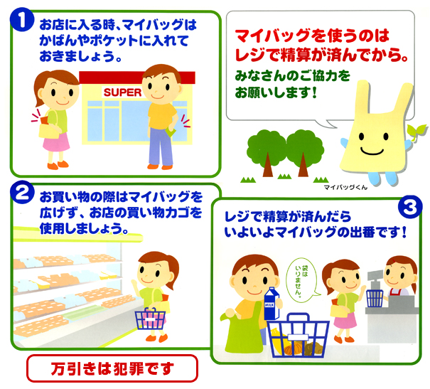 レジ袋についてのお知らせ